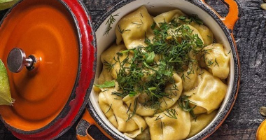 Пельмени со свининой и говядиной