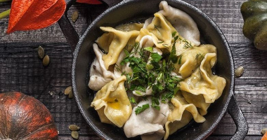 Микс картофель с грибами и капуста с грибами