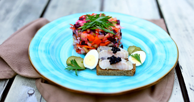 Винегрет с сельдью