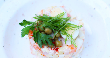 Оливье с говядиной