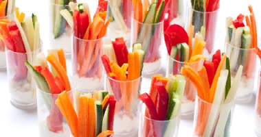 მრგვალი ბოსტნეული კადრში