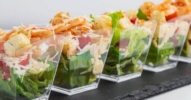 კეისრის სალათი ტიგერიანი კრევეტებით 10 ცალი