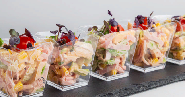 სალათი ჰემით და ფიჭვით 10 ცალი.