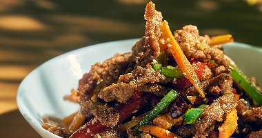 104. Жареная баранина с зирой