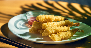 148. Обжаренные креветки в панировке