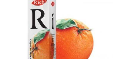 411. Сок апельсин 1л