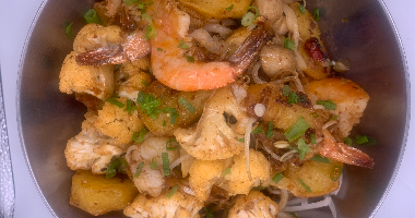 246. Самовар с картофелем, цветной капустой и креветками «Ма Ла»