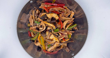 249. Самовар з свинячим шлунком у госторому соусі / 蒜烧肚条 / Samovar pig stomach un spicy souse