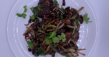 106. Жареные бараньи ребра в остром соусе