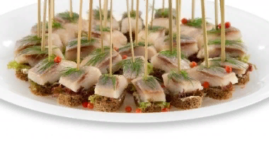 КАНАПЕ "ПО-ШВЕДСКИ" ПОРЦИЯ:25ШТ