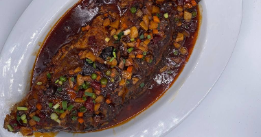 142. Жареный карп в остром соусе