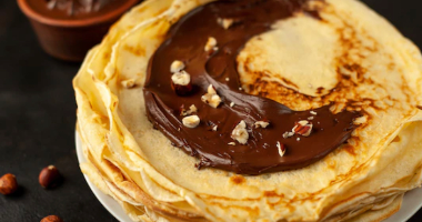 Блинчики с шоколадной пастой