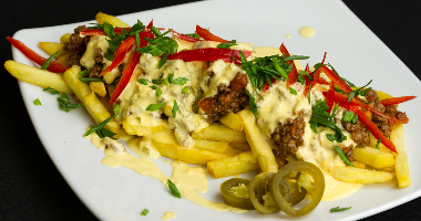 Мясо под соусом Чили Чиз, 350 гр.