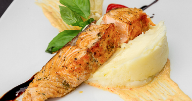 Стейк из лосося, 340 гр.