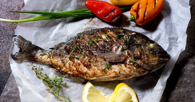 Дорадо на гриле