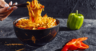 Noodles with vegetables