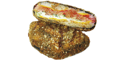 Суші бургер з лососем