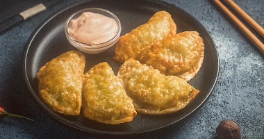 Дамплинги курица