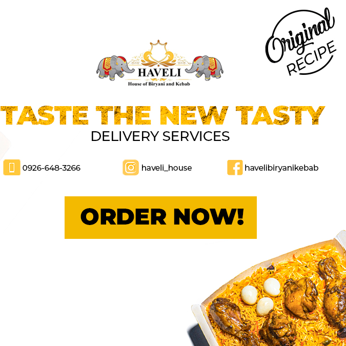 Haveli house of biryani & kebab 
Opens daily 9am till 1am
Add: 52A sct santiago barangay laging handa quezon city